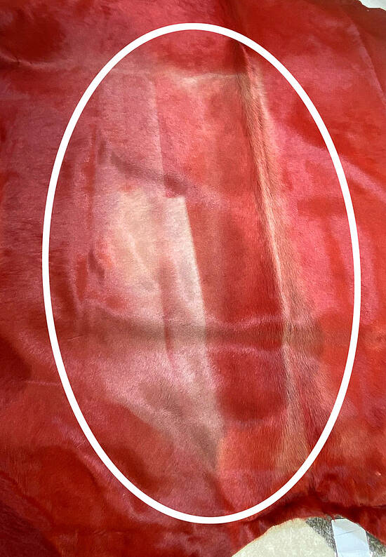 Натуральная шкура коровы Colored феррари ред 794 discount