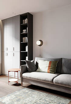 ковер в интерьере Venezia RV1973-R118