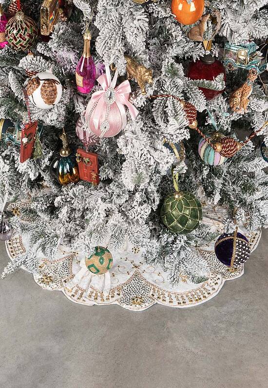 Коврик-юбка под ёлку