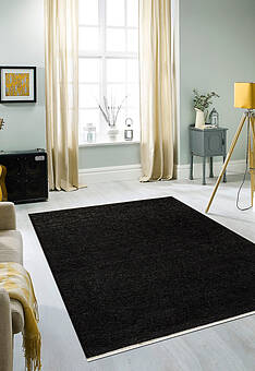 безворсовый ковер в интерьере Palermo 1041-Black