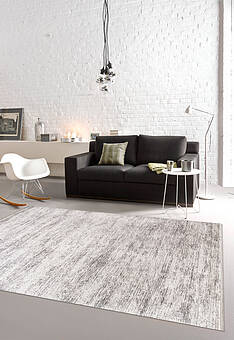 ковер в интерьере Lugano LUG Plain Dark Grey