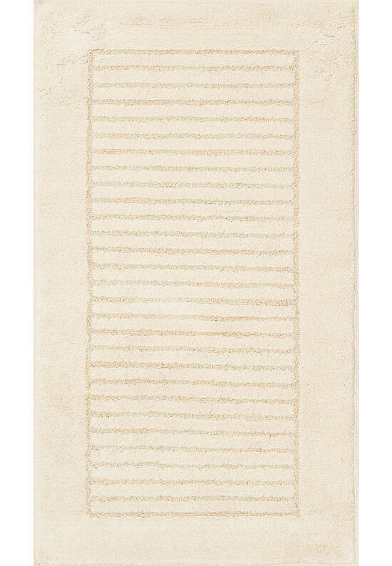 Светлый коврик для ванной Uni 17716 1640 Naturel-Ecru