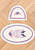 Сиреневый коврик для ванной Bird Cage 04 Purple