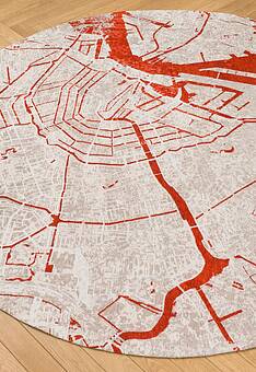 безворсовый ковер в перспективе Streets Amsterdam LS5283-L267