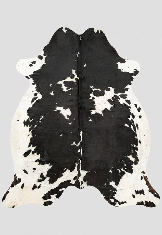 Натуральная шкура коровы Чёрно-белая LN008-Black/White 900