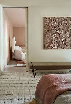 ковер в интерьере Lorena Canals Wool Mosaic Natural