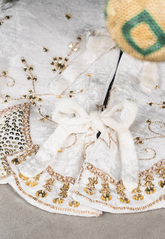 Коврик-юбка под ёлку