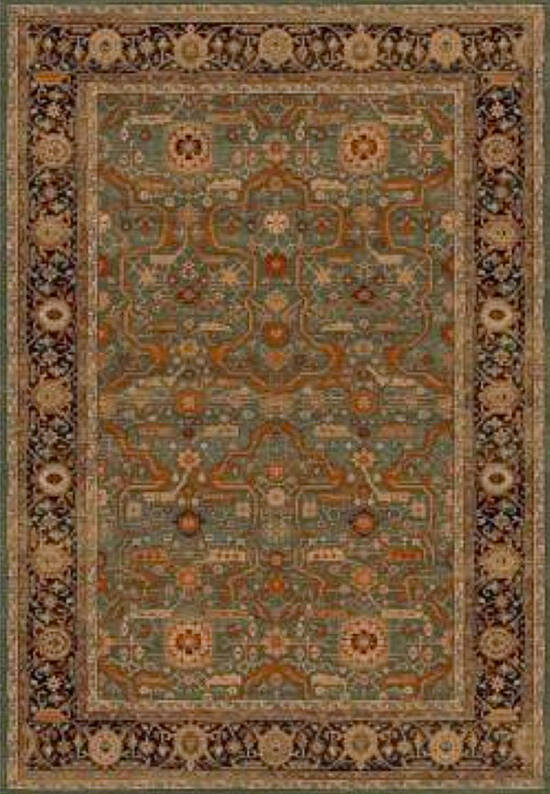 Классический шерстяной ковер OS1555-O58
