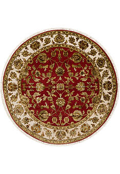 дизайн ковра Kashan gold 10/10 SKP-167-1-Red/Ivory круг