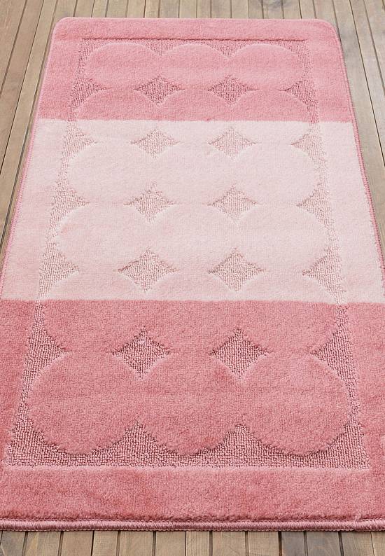 Розовый коврик для ванной комнаты Edremit 2580 Dusty Rose
