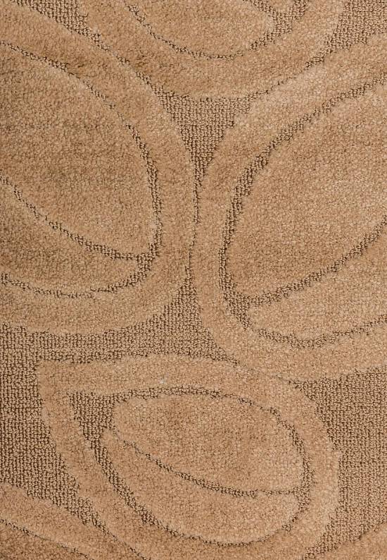 Бежевый коврик для ванной Flora 2546 Light Brown