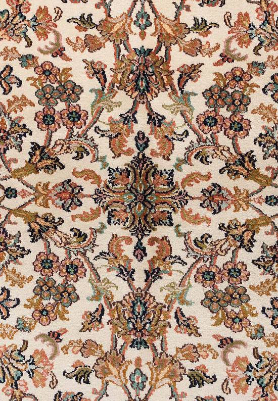 Шелковый ковер ручной работы из Индии 244229-Afshar beige/beige