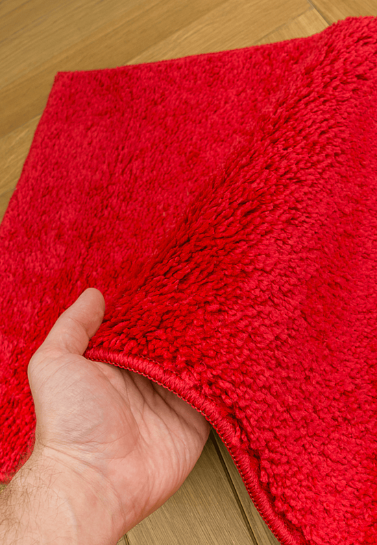 Красный комплекта ковриков для ванной и туалета 2586 Light Red PS