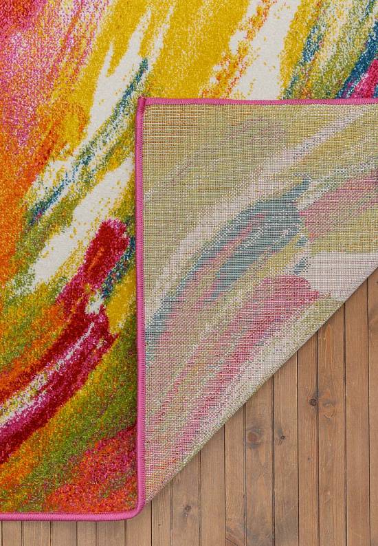 Недорогой синтетический ковер 2948-Multicolor