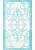 Бирюзовый коврик для ванной  Shabby Damask 01 Blue