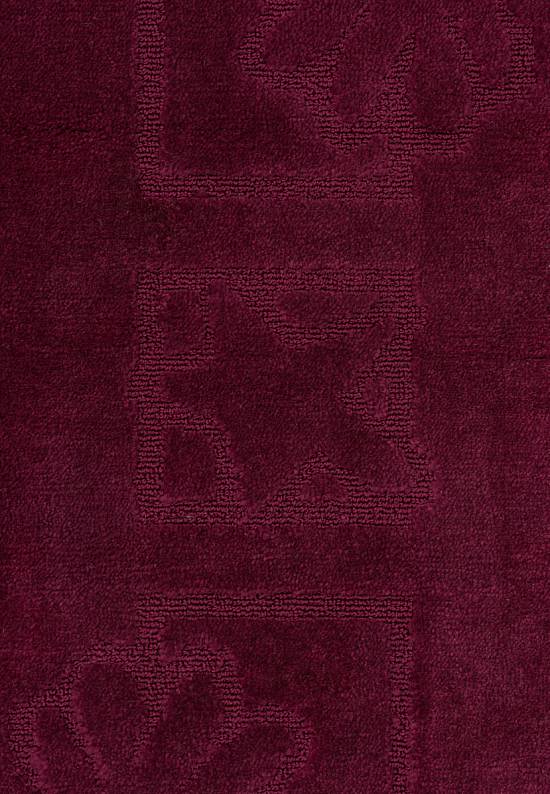 Бордово-фиолетовый комплект ковриков для ванной и туалета Maritime-2 2576 Aubergine BQ