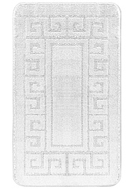 дизайн коврика для ванной Confetti Bath Maximus Ethnic 2581 Pearl White