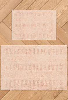 дизайн комплекта ковриков для ванной Irya Bath Togo-Salmon