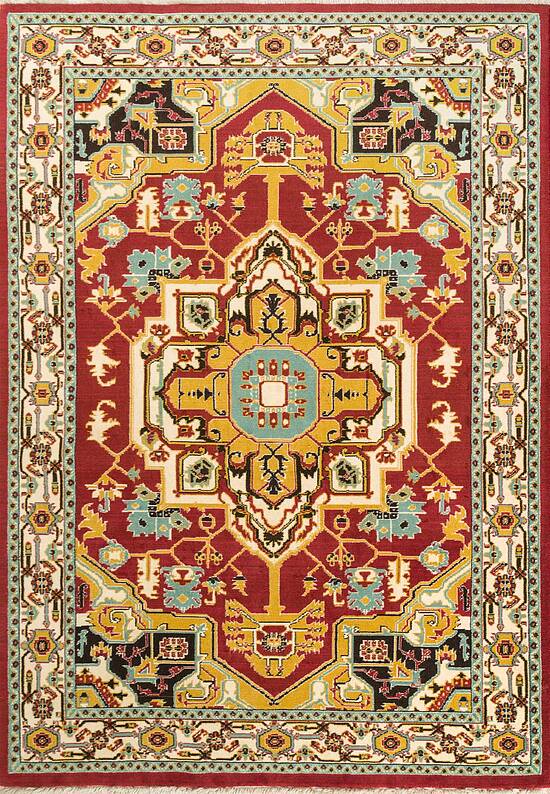 Иранский ковер из шерсти 2301M