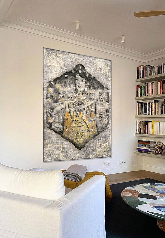 Расписной ковер VD2321-V97-1