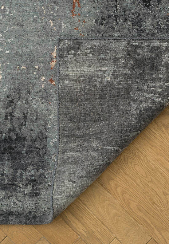 Индийский ковер ручной работы 2220-1 Charcoal/Multi