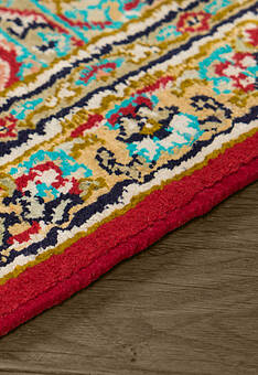 фрагмент ковра Cashmir IIST-GI97K27Z7 Kashan Red