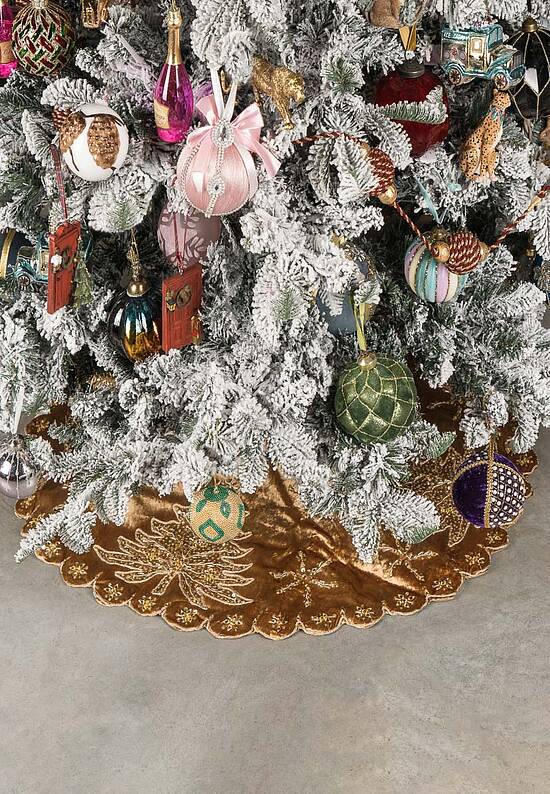 Коврик-юбка под ёлку