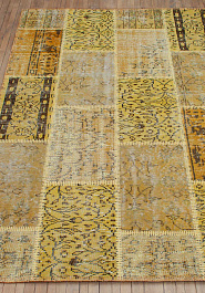 безворсовый ковер в перспективе Antik Patchwork 117-Autumn
