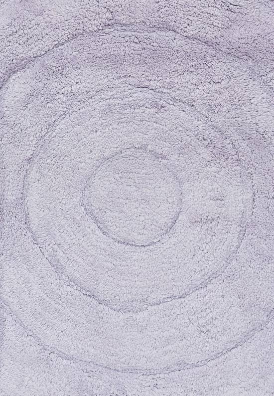 Сиреневый коврик для ванной из хлопка Waves-Lilac