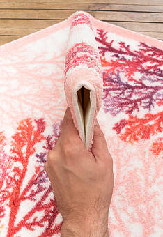 фактура коврика для ванной Confetti Bath Bella Coral 01 Pink