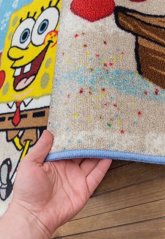 Детский ковер с ворсом Sponge Bob Friendship-01 Turquoise