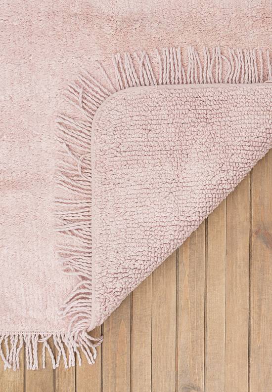 Розовый коврик для ванной из хлопка Axis-Pink