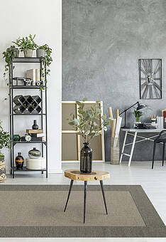 безворсовый ковер в интерьере Wool Line RW5440-R772