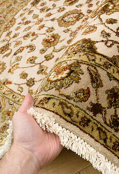 фактура ковра Kashan gold 10/10 SC-733-2-Ivory/Camel овал