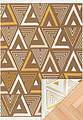 Двусторонний безворсовый ковер Arya AR 18 Beige Yellow