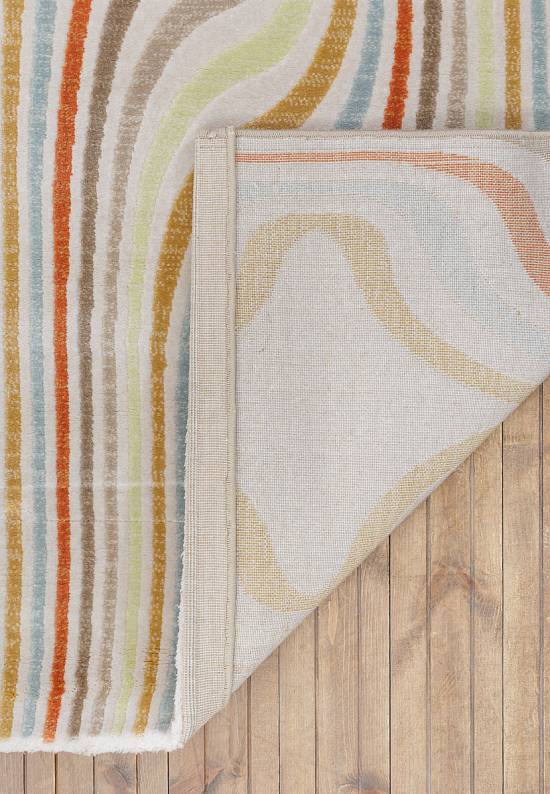 Синтетический ковер Z0424-Cream-Terracotta