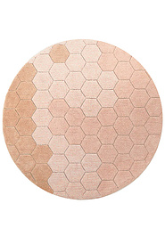 дизайн ковра Lorena Canals Cotton Honeycomb Rose круг