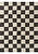 Детский стираемый ковер Chess Dark Grey