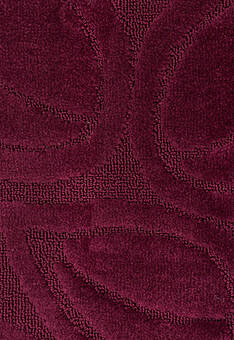 фрагмент коврика для ванной Confetti Bath Maximus Flora 2576 Aubergine BQ