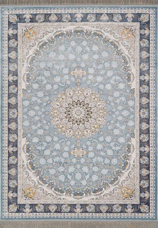 Иранский высокоплотный ковер G253-Pale-Blue