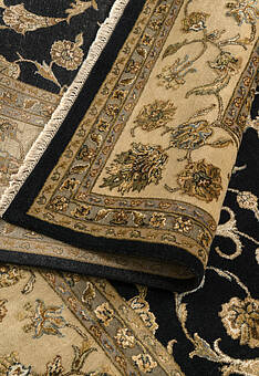 основа ковра Kashan gold 10/10 RS-318 Black-Beige