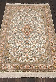 ковер в перспективе по ворсу Cashmir 243814-Kerman beige/rust