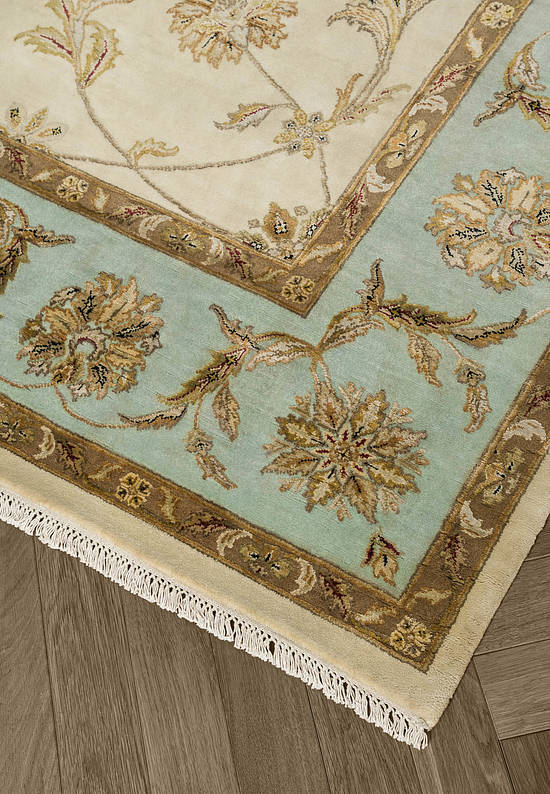 Элитный ковер ручной работы 10/10 CH-114-Ivory/Green