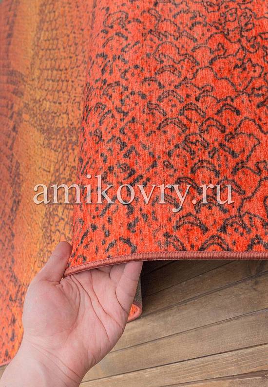 Яркий безворсовый ковер 2708-41