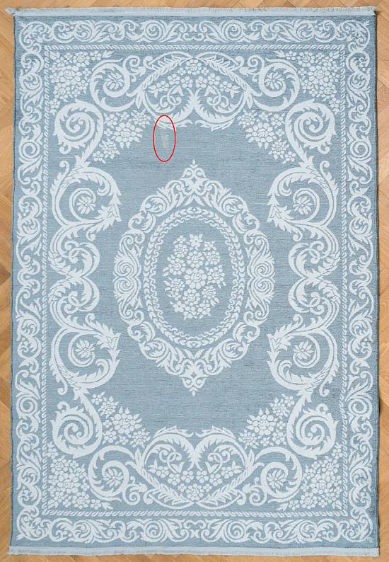 Турецкий безворсовый ковер из акрила 4101 Blue discount