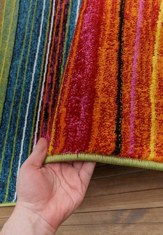 Недорогой синтетический ковер 2773-Multicolor