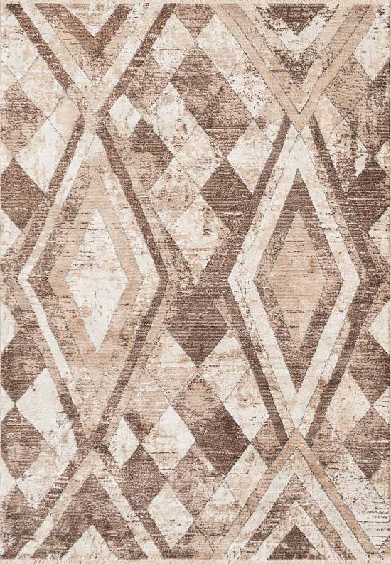 Недорогой ковер из полиэстера O0198-070 Beige
