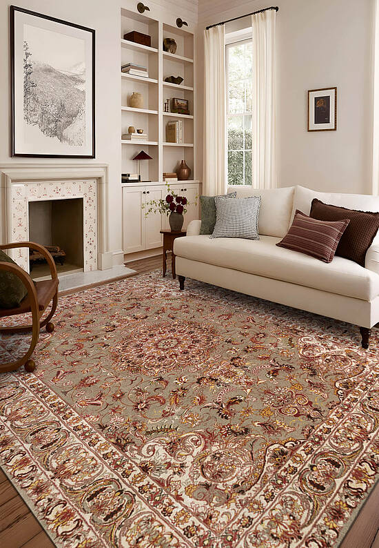 Иранский ковер из шерсти 2218M