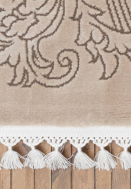 Турецкий синтетический ковер 12678-Cream-1