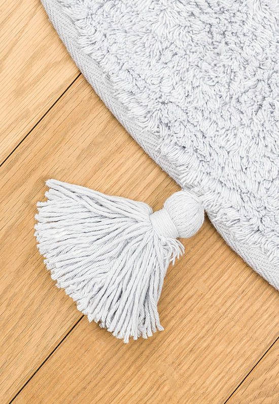 Хлопковый ковер CBN Plain Grey